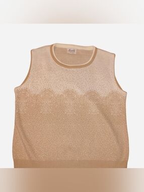 Vintage 70s Haymaker David Crystal Orlon Acrylic Sweater Vest - Men’s Medium